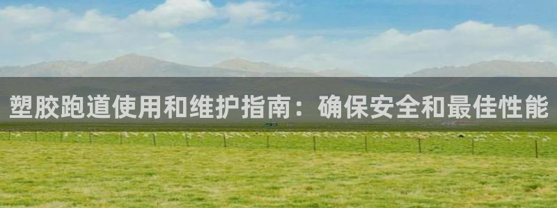 尊龙登录地址：塑胶跑道使用和维护指南：确保安全和最佳性能