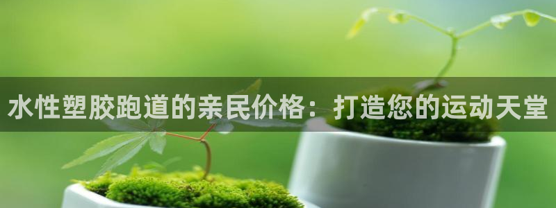 尊龙凯时人生就是搏z6com：水性塑胶跑道的亲民价格：打造您的运动天堂