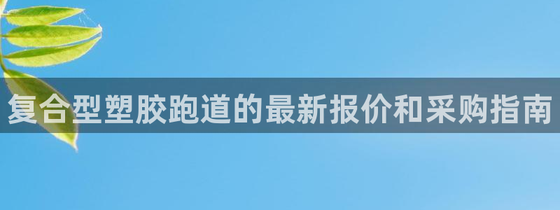 尊龙人生就是博ag：复合型塑胶跑道的最新报价和采购指南
