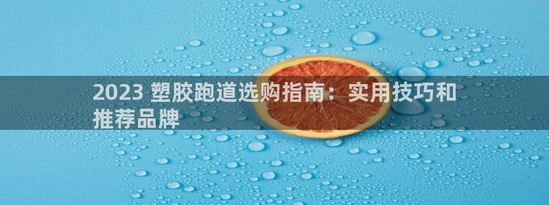 尊龙凯时ag旗舰厅试玩：2023 塑胶跑道选购指南：实用技巧和
推荐品牌