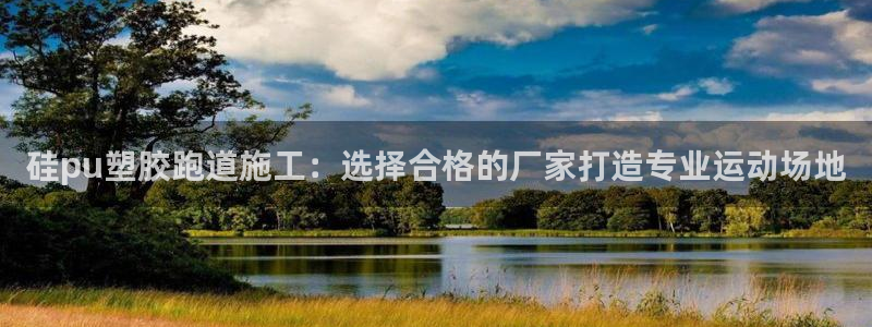 尊龙现在：硅pu塑胶跑道施工：选择合格的厂家打造专业