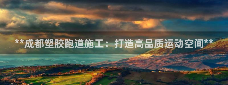 尊龙贴吧：**成都塑胶跑道施工：打造高品质运动空间*