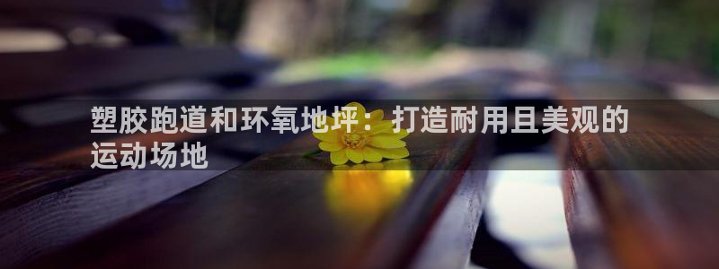 尊龙新版手机app下载：塑胶跑道和环氧地坪：打造耐用且美观的
